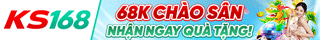 KS168 68K chào sân promotional banner