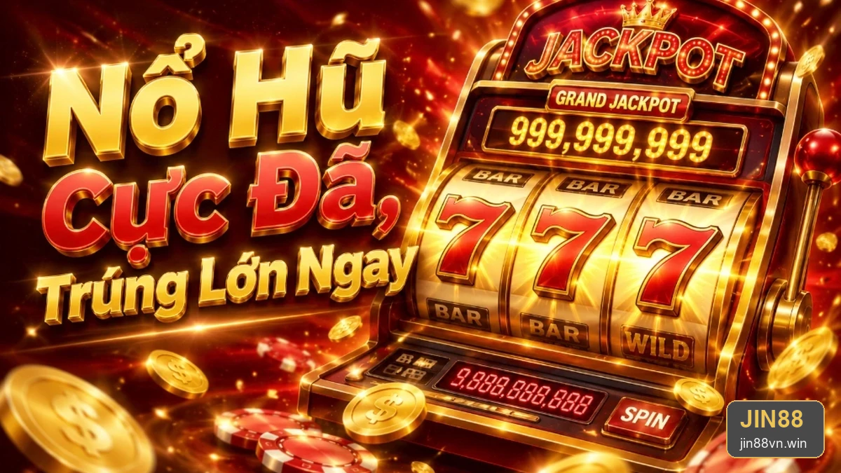 Nổ hũ JIN88 trên điện thoại: Trải nghiệm slot, jackpot và thao tác bảo mật cần biết – jin88vn.win
